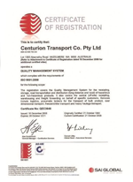 Quality Management System Certification ISO 9001 | Centurion